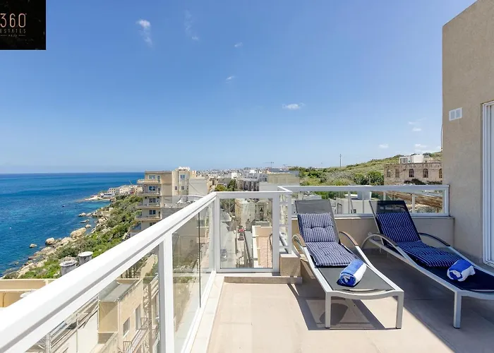 Lux Sea Front Penthouse With Breathtaking Views In St Pauls By 360 Estates * St. Paul's Bay