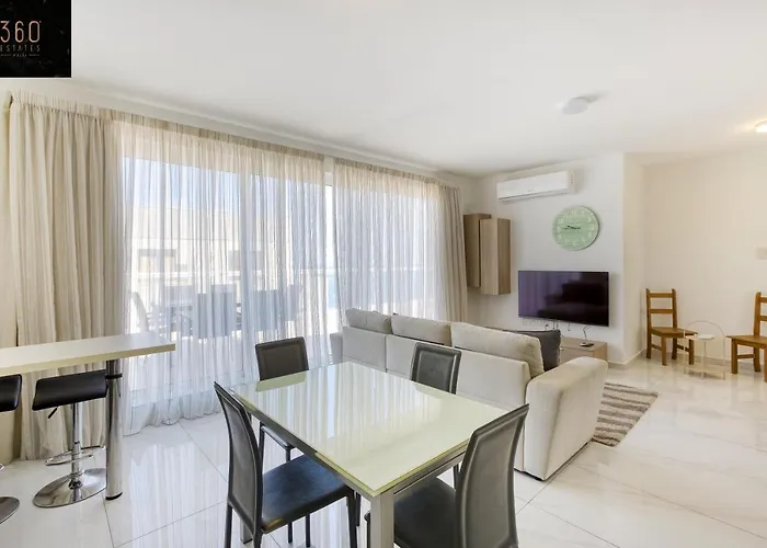 Lux Sea Front Penthouse With Breathtaking Views In St Pauls By 360 Estates Appartamento *